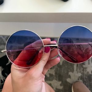 Purple Hippy Glasses